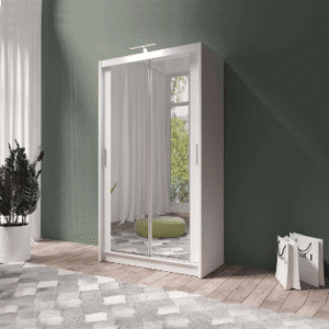 Berlin Mirror Sliding Wardrobe – Stylish Bedroom Storage | BEDK UK