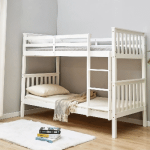 Single Wooden Bunk Bed with Mattress – Separable & Safe | BEDK UK