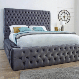 Emma Ambassador Bed Frame – Velvet Statement Bed UK | BEDK