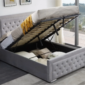 Plush Velvet Heaven Ottoman Storage Bed – Luxury Bed UK | BEDK